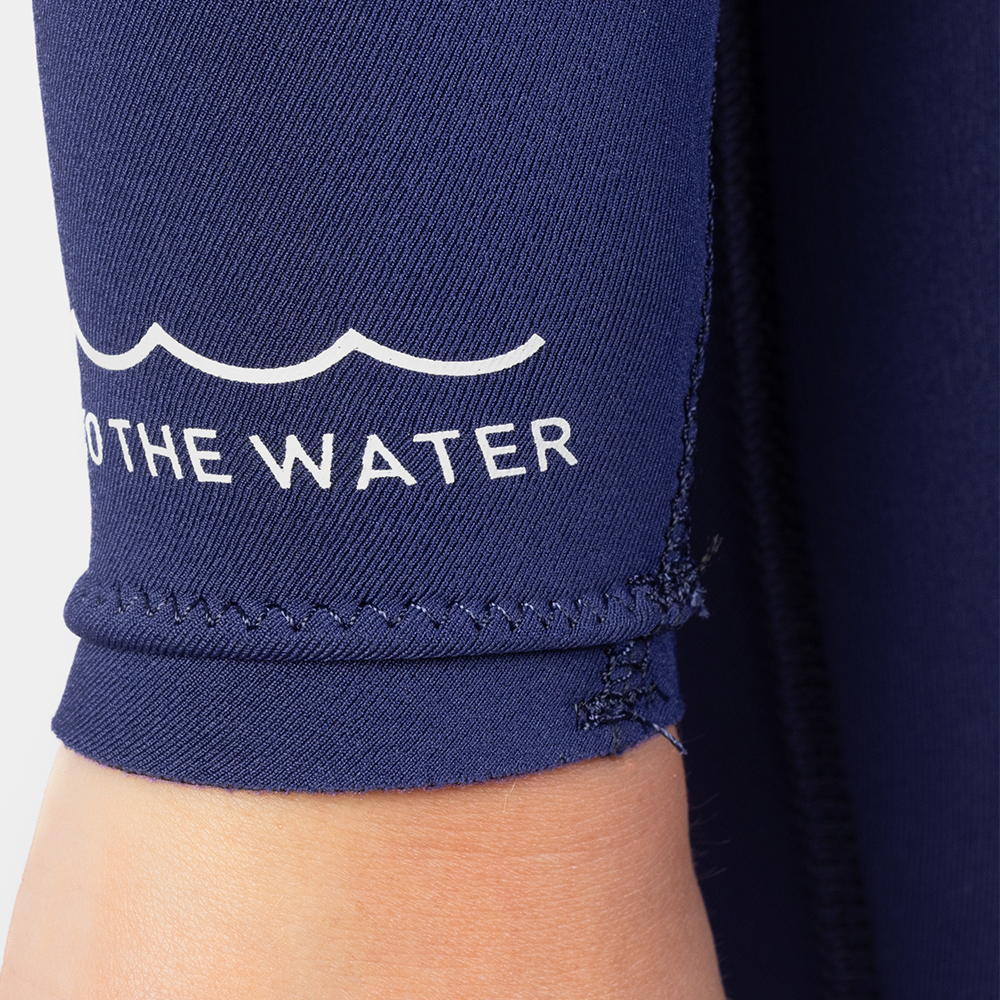 2025 Gul Womens Response 3/2mm GBS Back Zip Wetsuit RE1232-C1 - Blue / Paisley